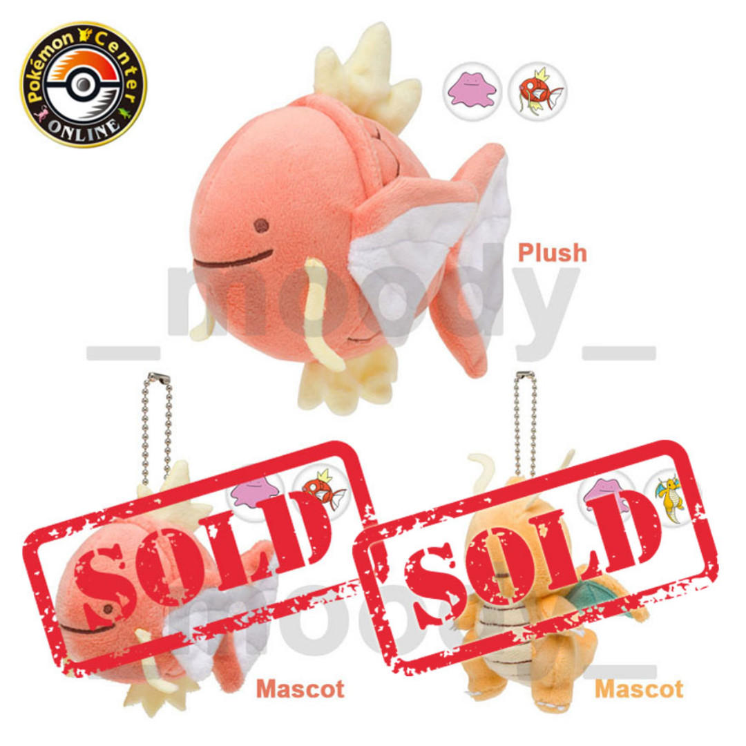Ditto magikarp plush shop