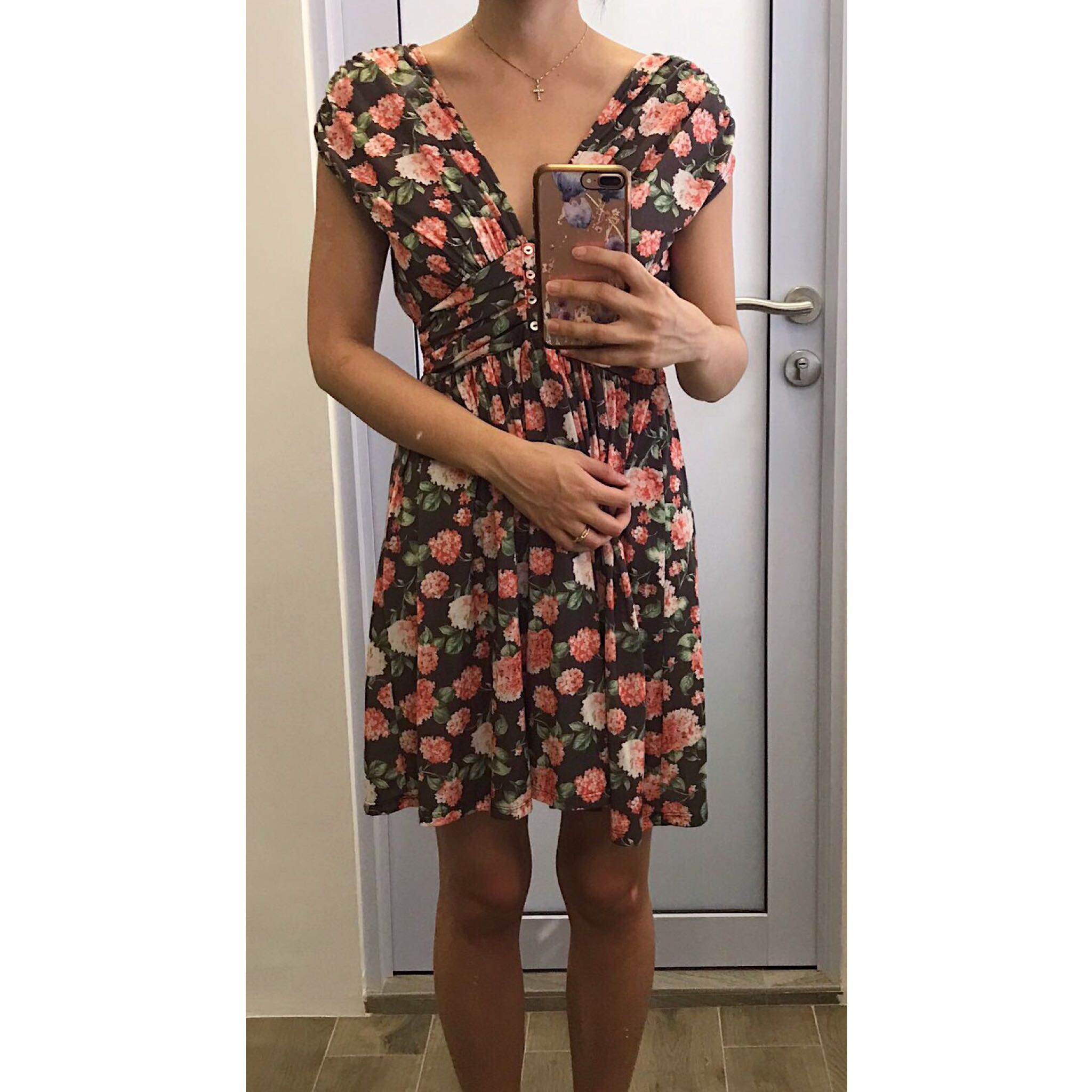 pull and bear floral dress