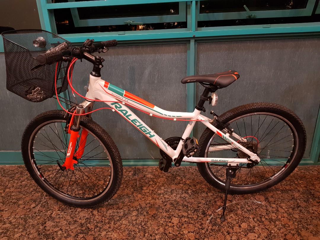 Raleigh mountain scout bike 24 top