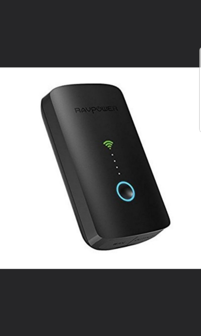 RAVPower FileHub Plus, Wireless Travel Router, SD Card Reader USB