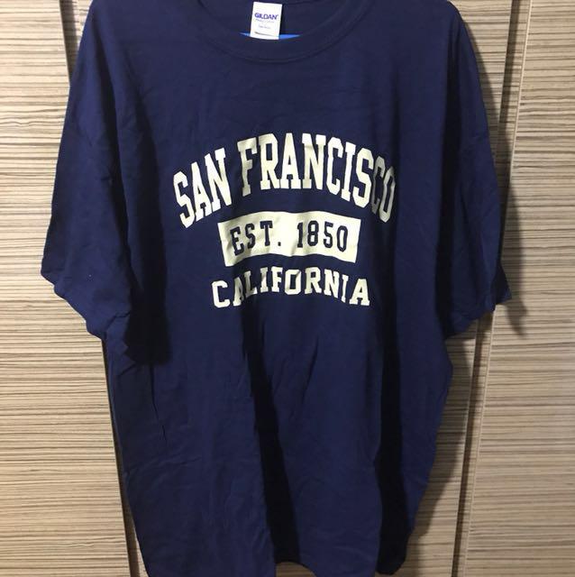 San Francisco T Shirt Navy Blue Men S Fashion Clothes On Carousell