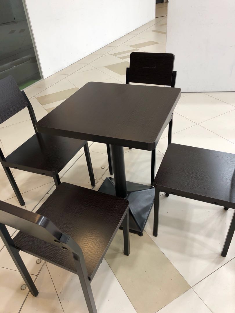 Ing Cafe Tables And Chairs Furniture On Carou Photo