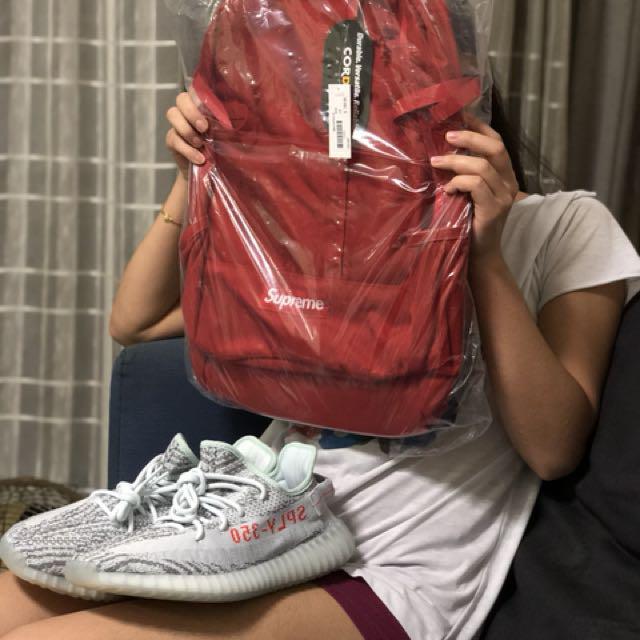 Supreme backpack red ss18 online