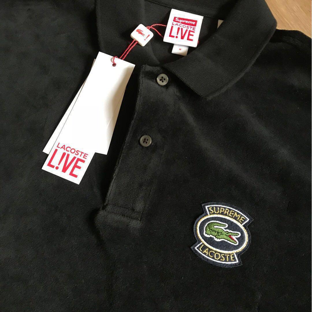 Supreme lacoste deals polo velour