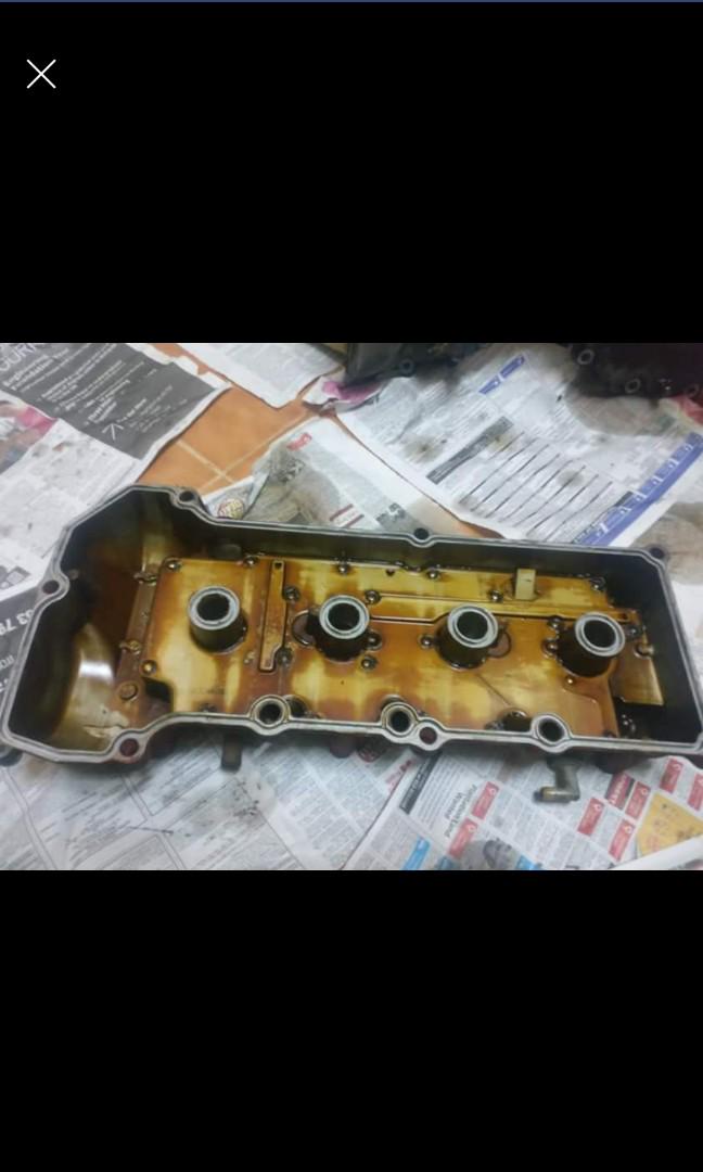 CHEVY SMALL BLOCK VALVE COVER HOLD-DOWN TABS/SPREADER BARS - BLACK SET