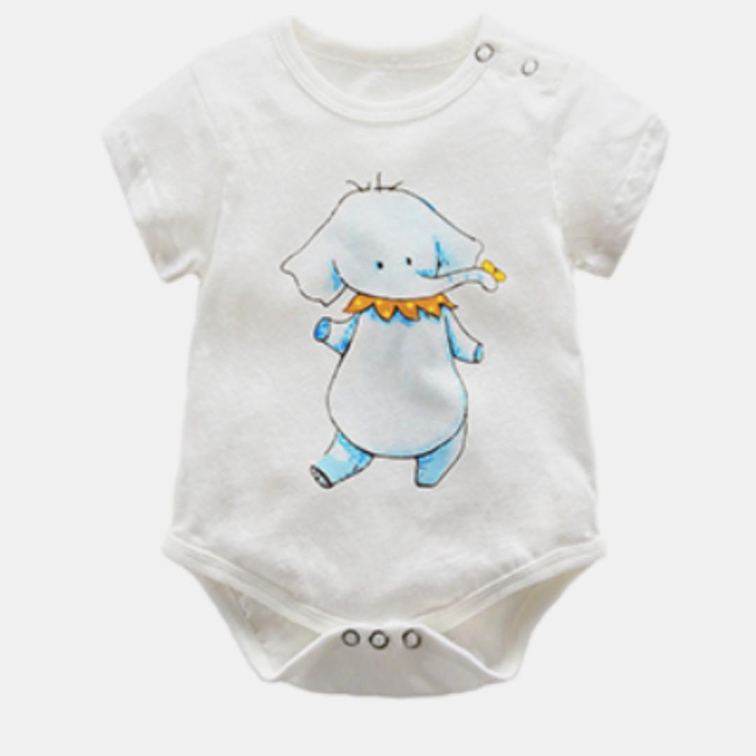 elephant baby romper