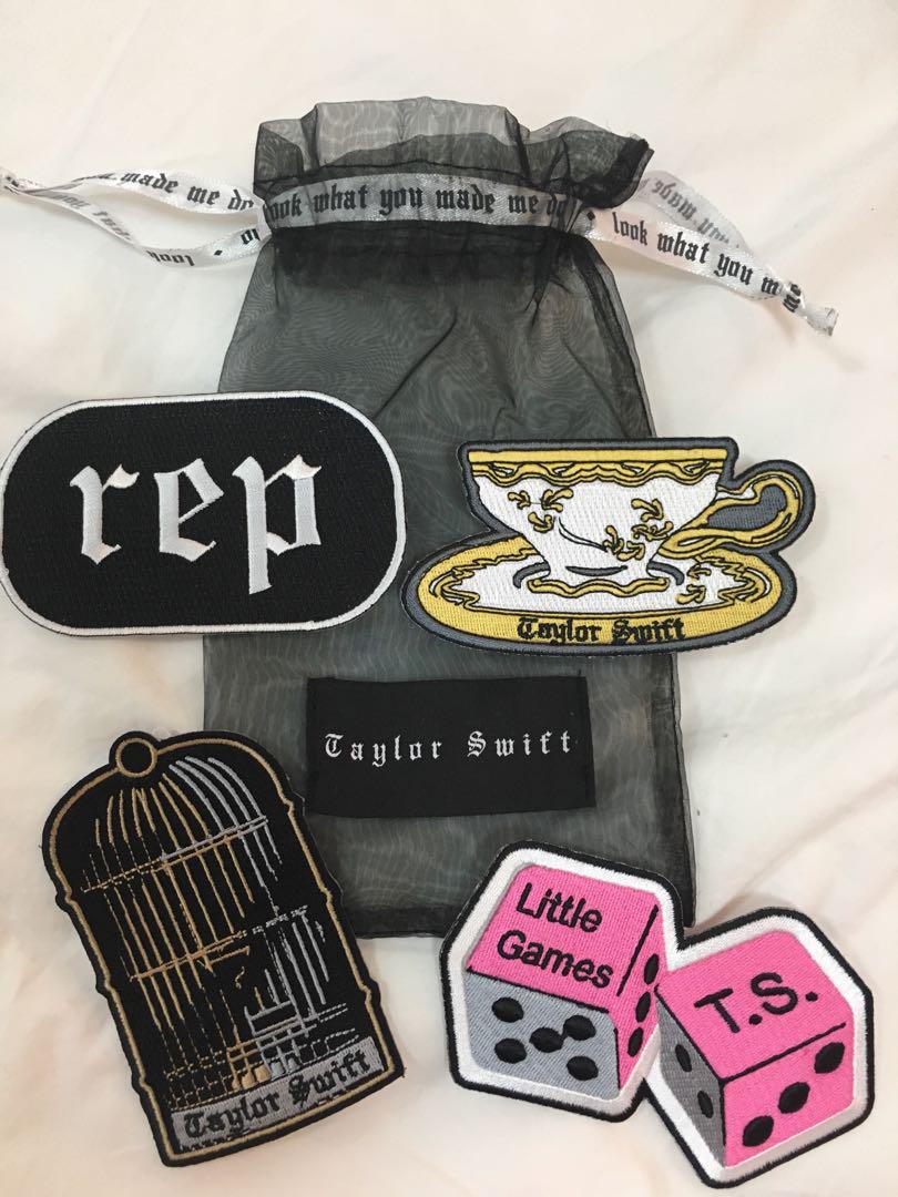 taylor swift reputation tour jacket patches