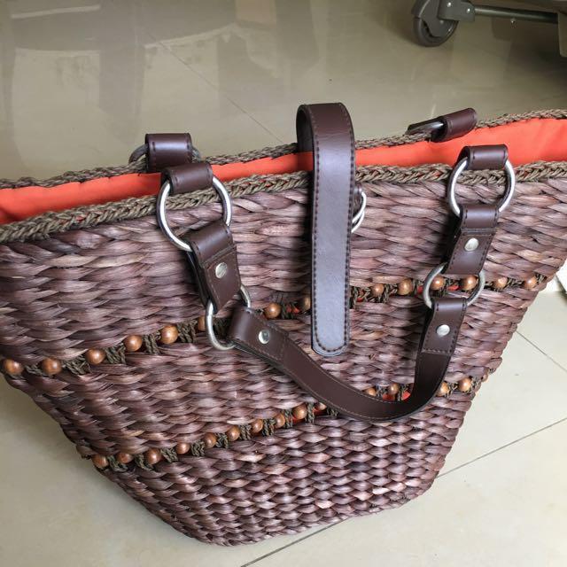 topshop basket bag