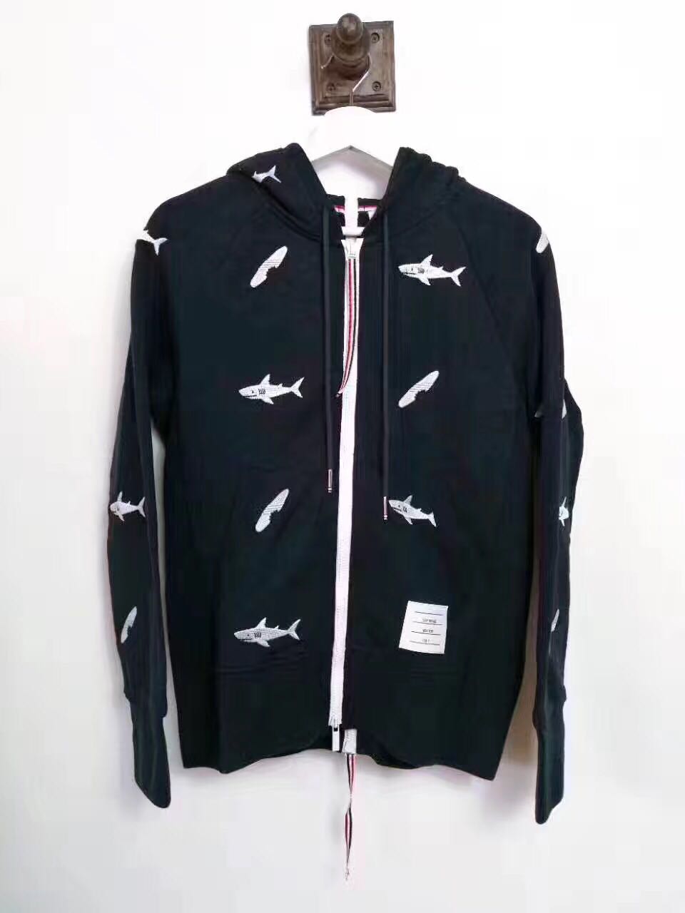 thom browne shark sweater