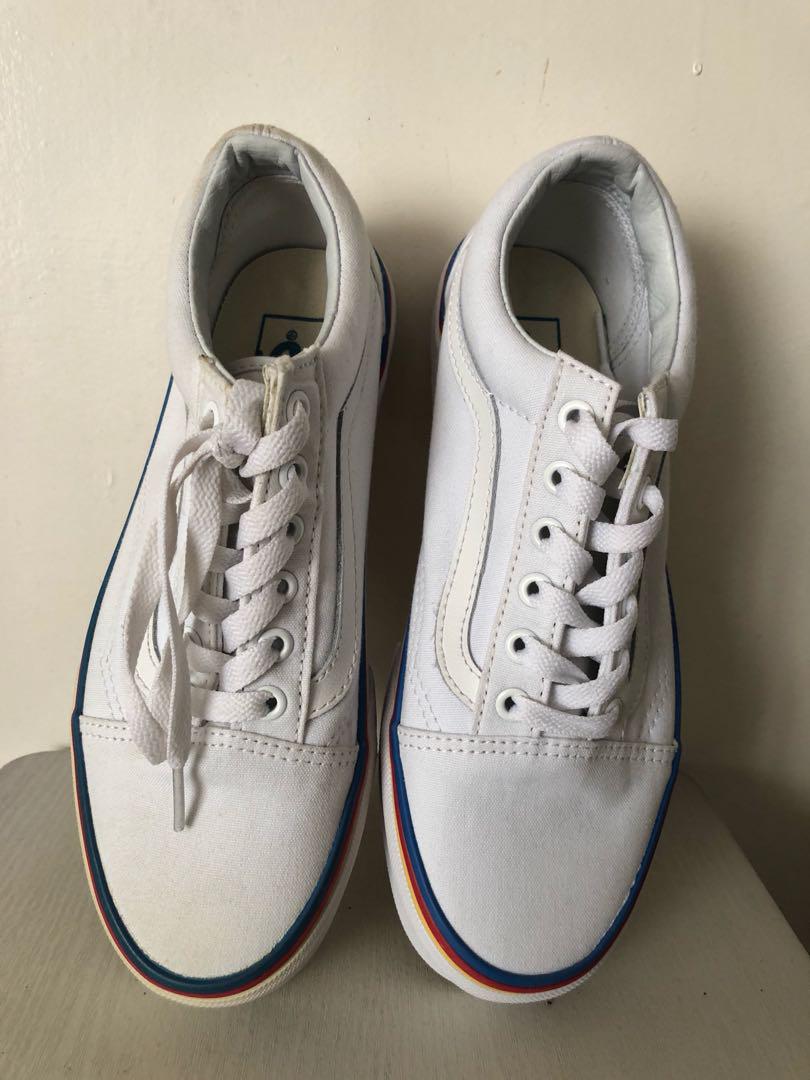 Vans Old Skool Rainbow Women S Fashion Women S Shoes On Carousell