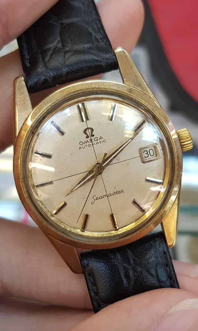 Vintage Omega Seamaster Crosshair Goldcap Vintage Collectibles Vintage Watches Jewelry On Carousell