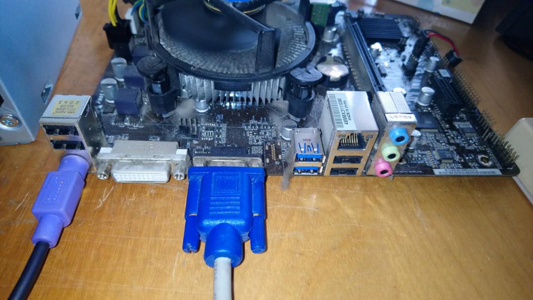 Working motherboard, cpu, ram, power supply, Computers & Tech, Parts