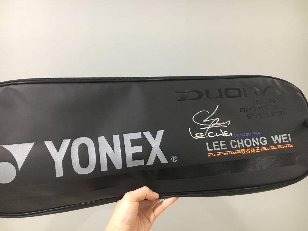YONEX Approuvé Par Legend Lee Chong Wei Spécial Édition Limitée Badminton Kitbag 