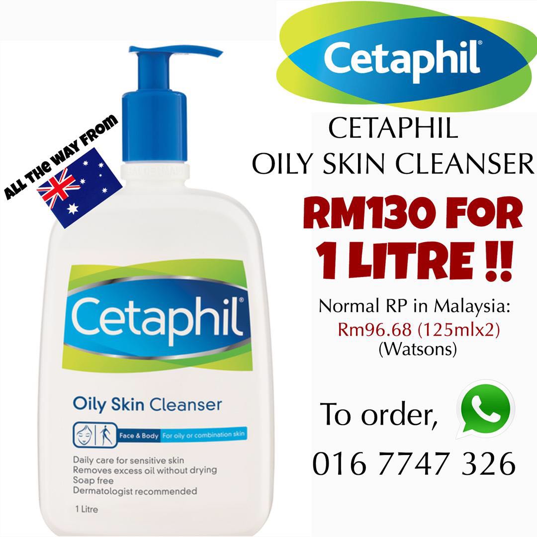 cetaphil oily skin cleanser 1000ml