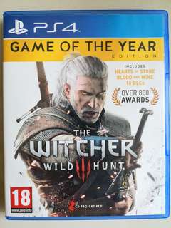 PS4 Game The Witcher 3