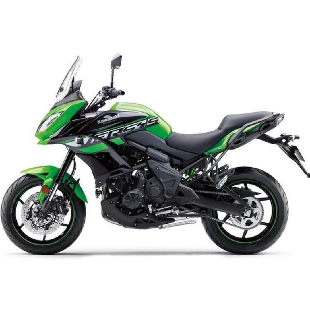 2018 Kawasaki Versys 650 W italy AIROH HELMET GST 0 Motorbikes