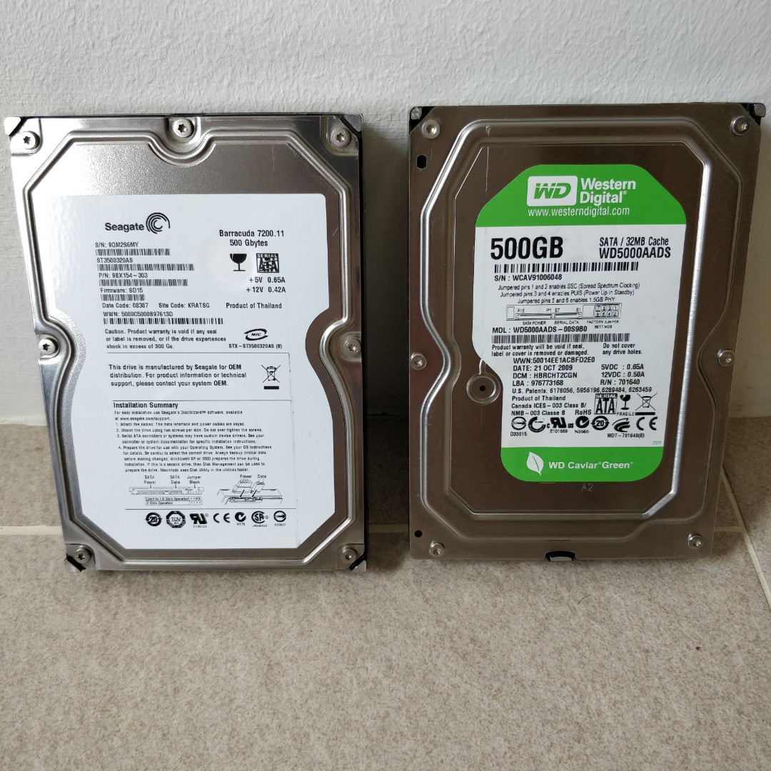 Western digital 500gb hard disk store