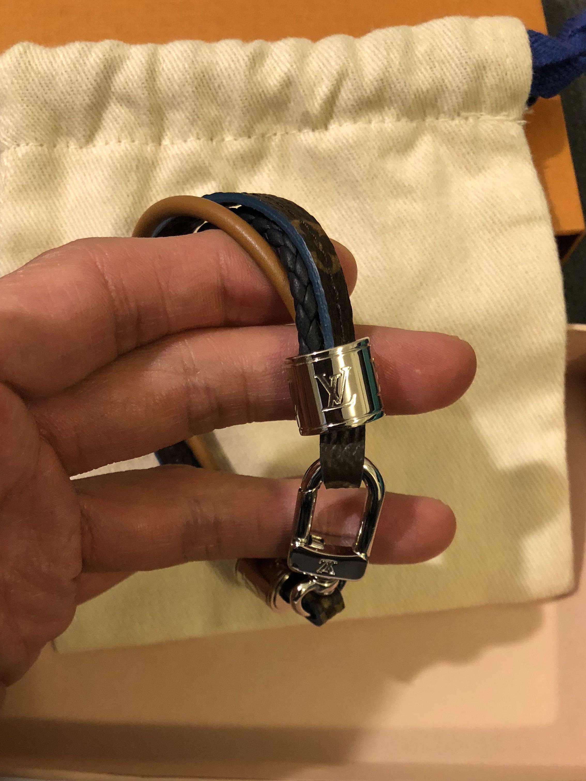 Louis Vuitton Bracelet bracelet Treble Monogram Canvas Calf