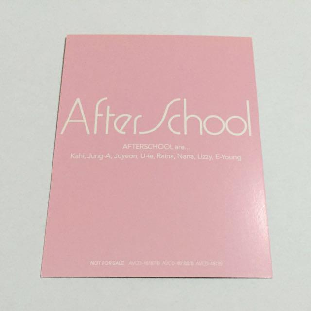 After School Nana Diva Japan Official Photocard Japanese Press Entertainment K Wave On Carousell