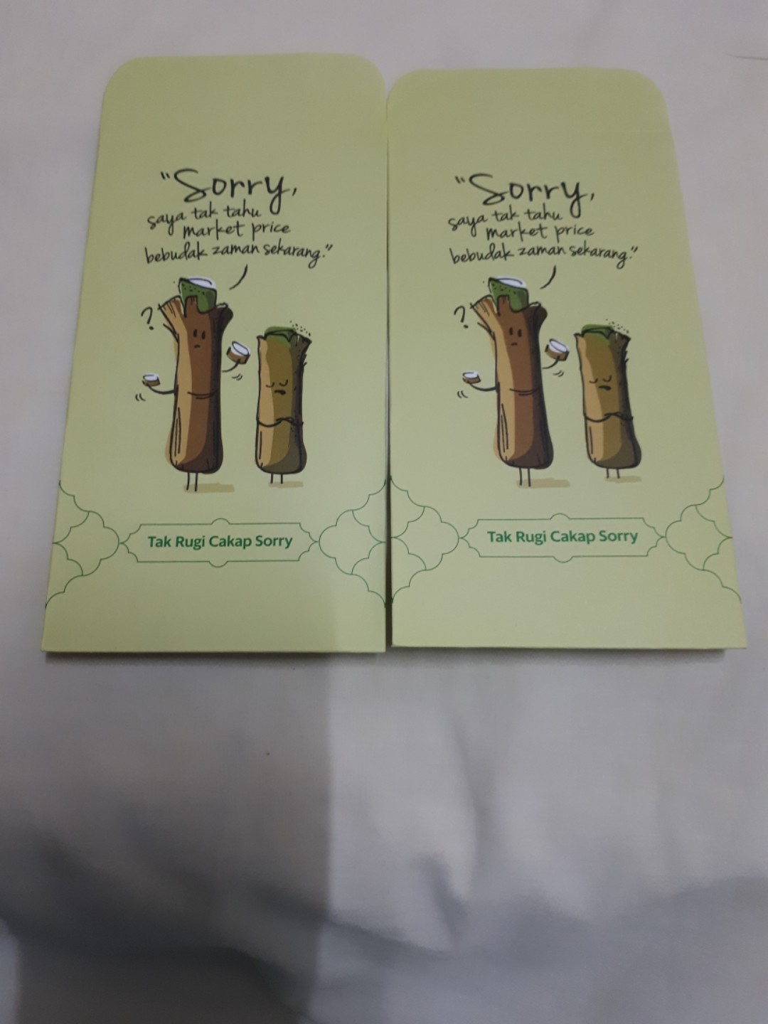 Angpow packet sampul duit raya Grab car, Hobbies & Toys, Stationery ...