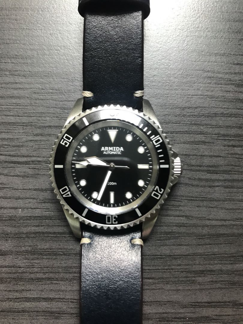 Armida A11 Black Dial Diver 200m Mint Condition Luxury Watches On Carousell