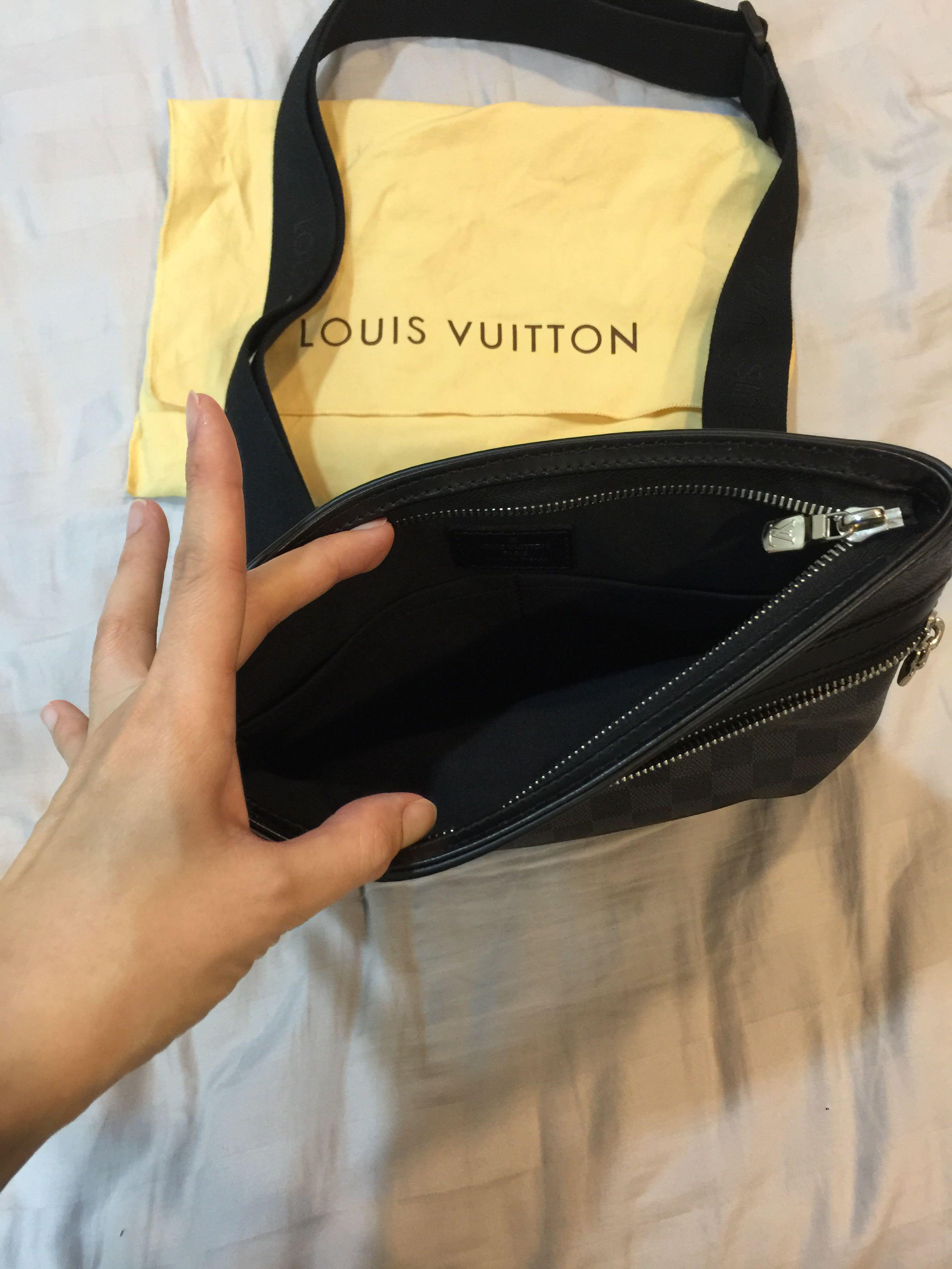 Authentic LV Damier Sling Bag for men, Men&#39;s Fashion, Bags & Wallets, Sling Bags on Carousell