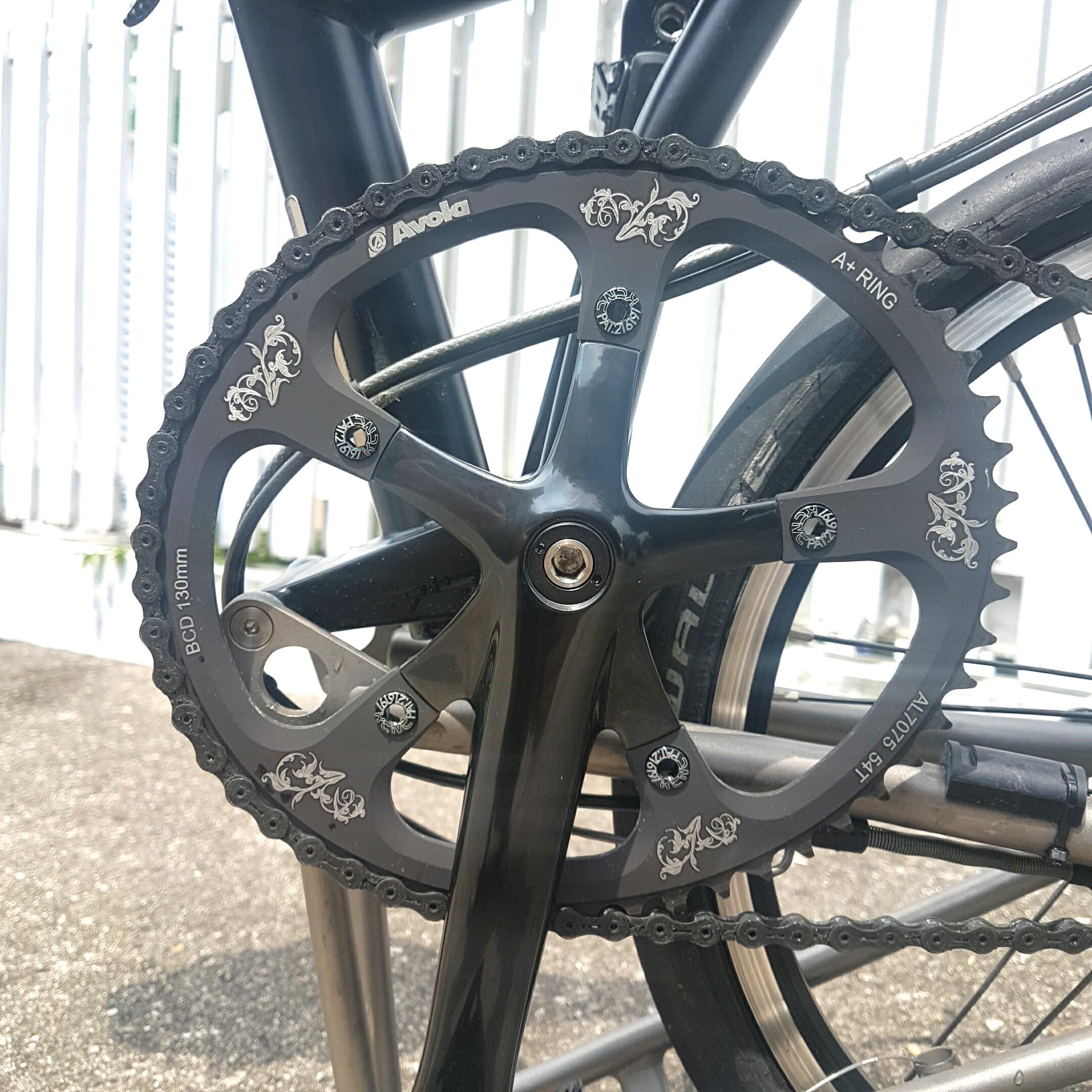 brompton oval chainring