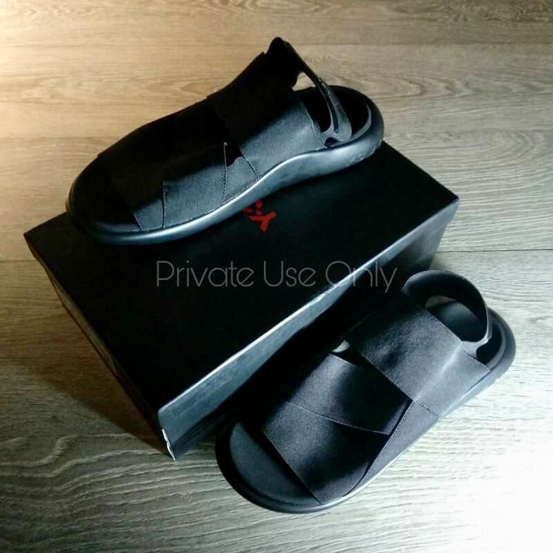 Best Seller) Adidas Yohji Yamamoto Y-3 Qasa Sandal Triple Black