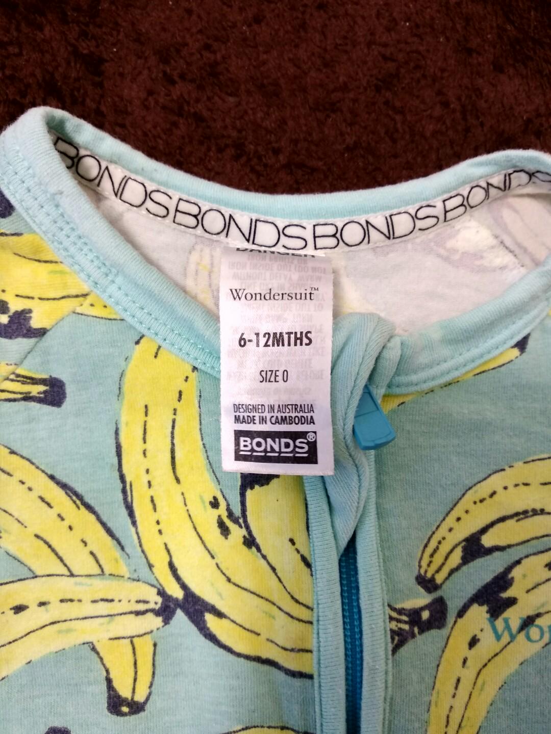 Bonds Wondersuit Banana