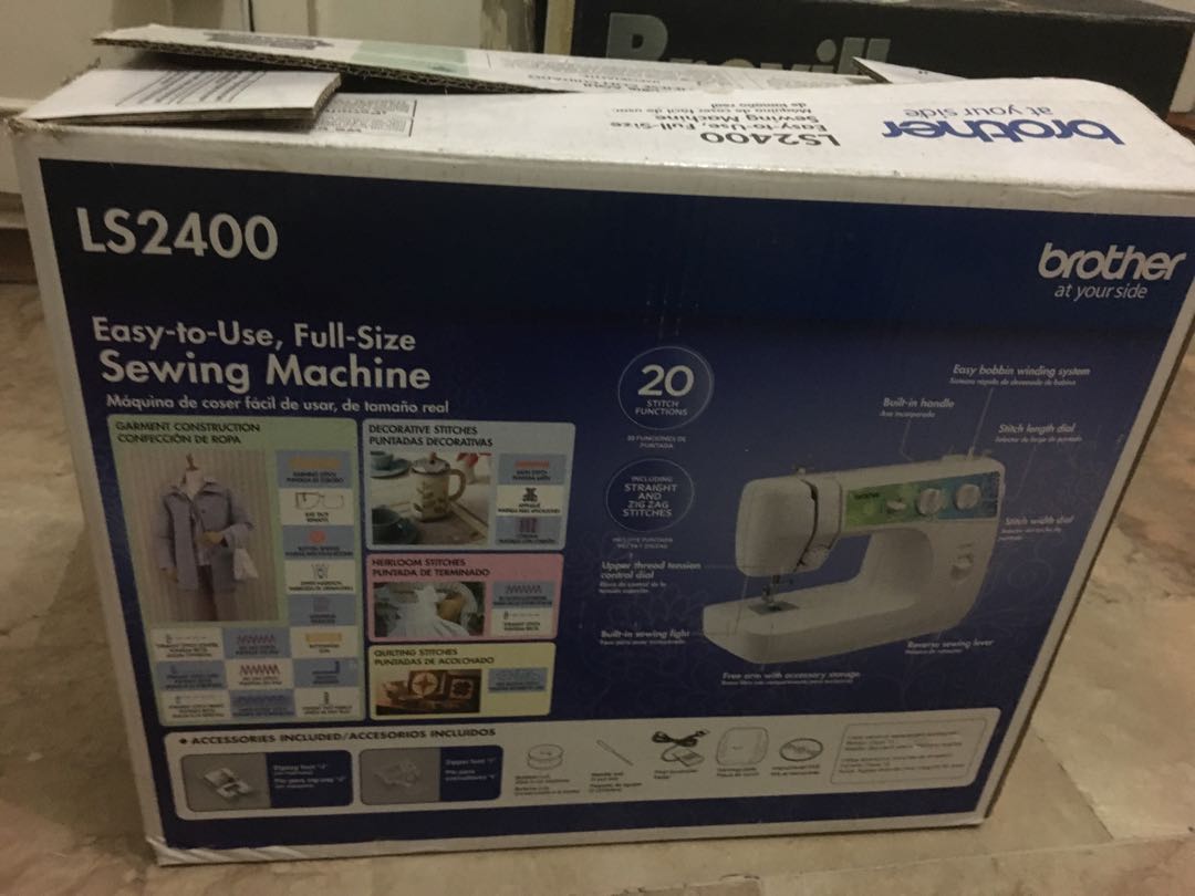 BROTHER Portable Sewing Machine LS2400, Hobbies & Toys, Stationary
