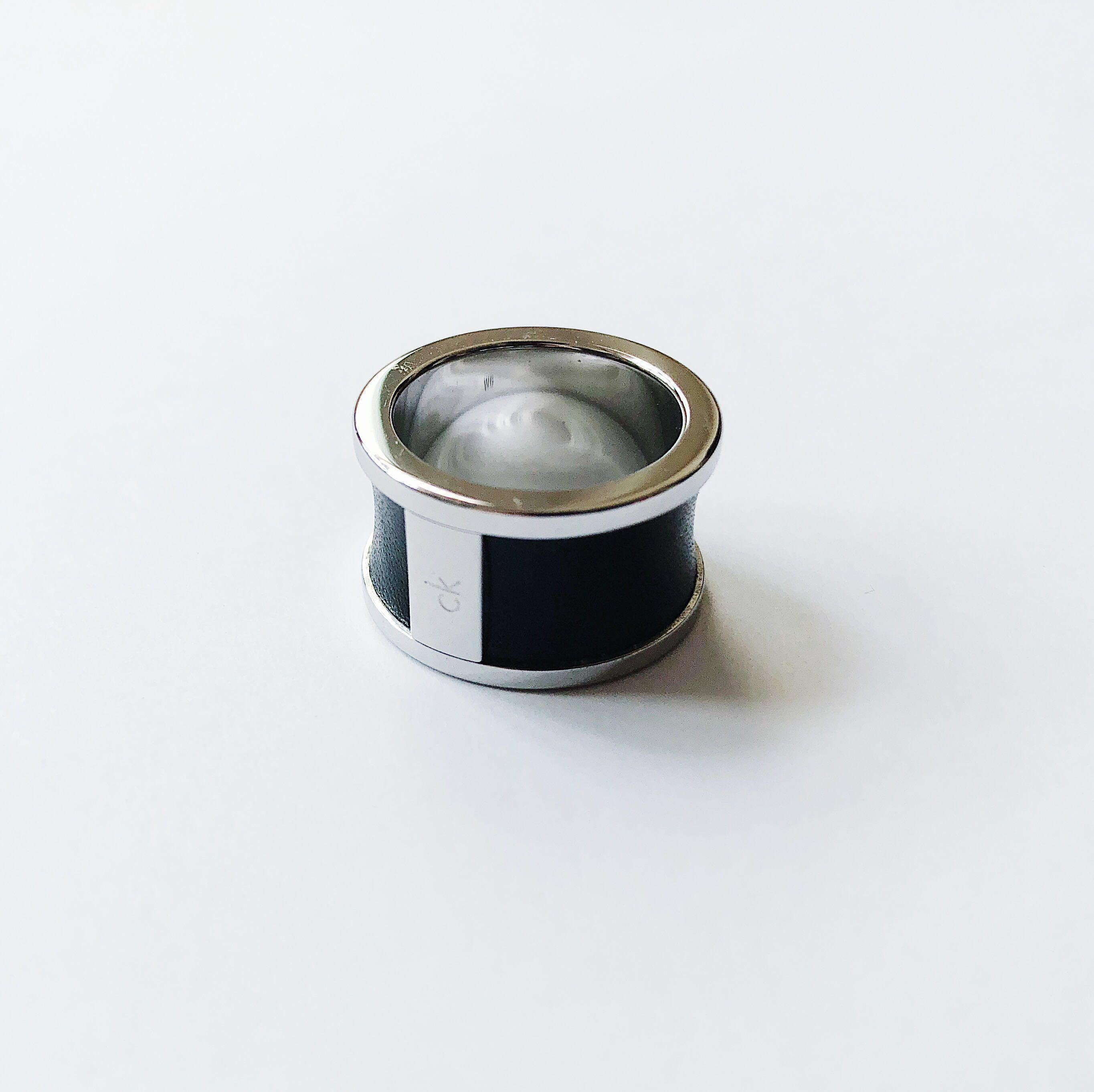 calvin klein silver ring