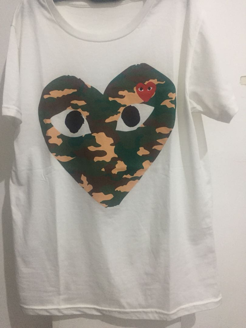 cdg army shirt