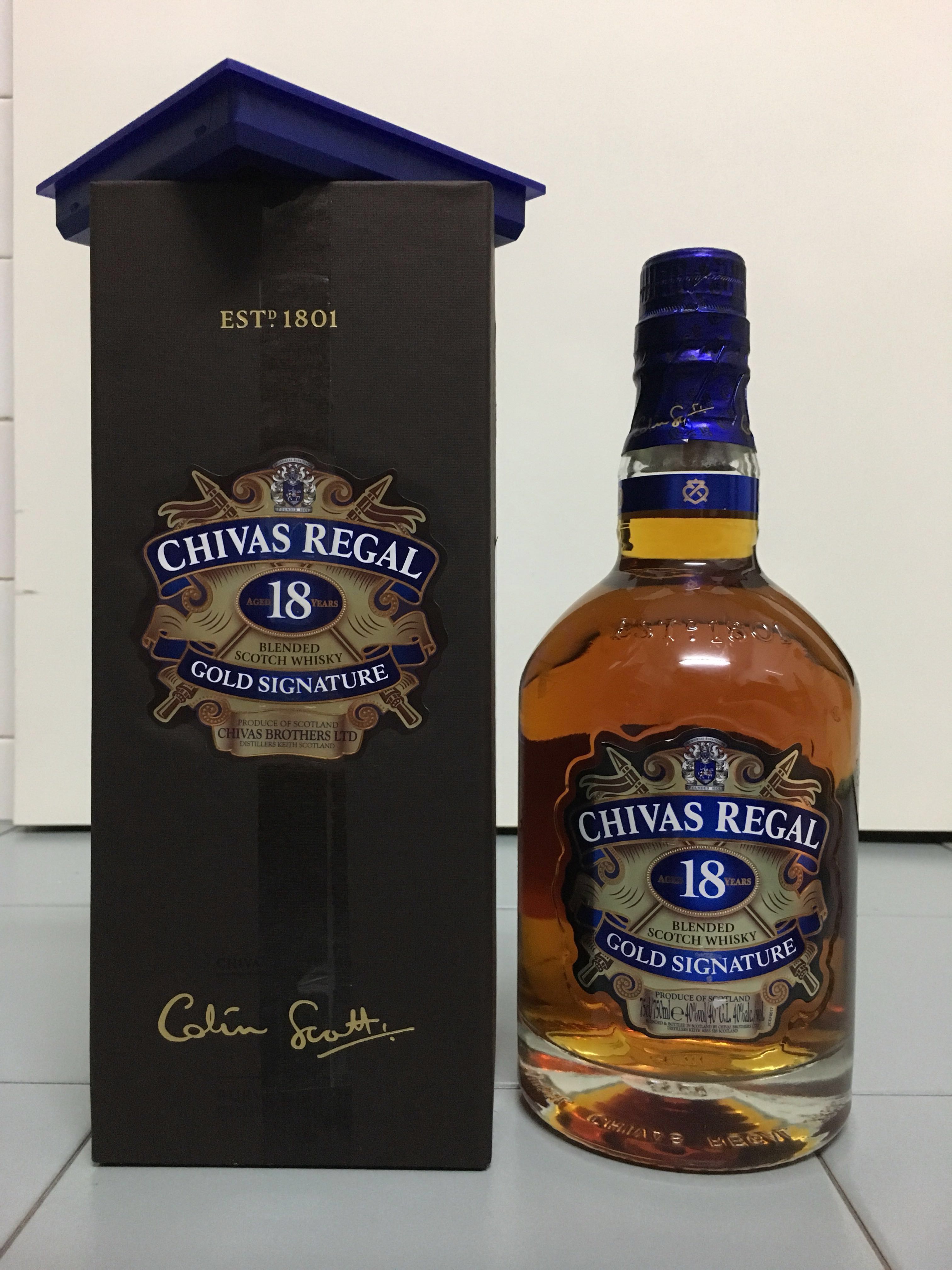 Chivas Regal 18, Food & Drinks, Beverages on Carousell