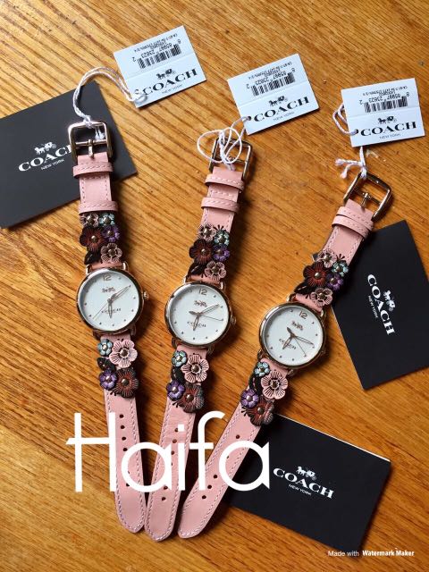 Coach tea rose watch new arrivals