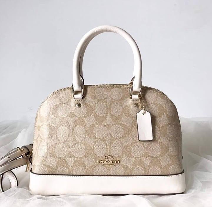 Coach mini sierra 2025 chalk