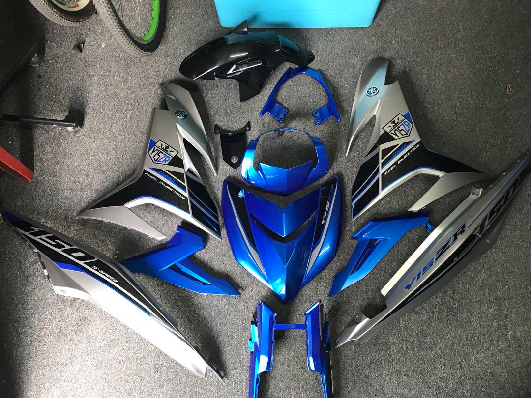 Coverset Orimoto Y15 Biru Robot Motorbikes On Carousell