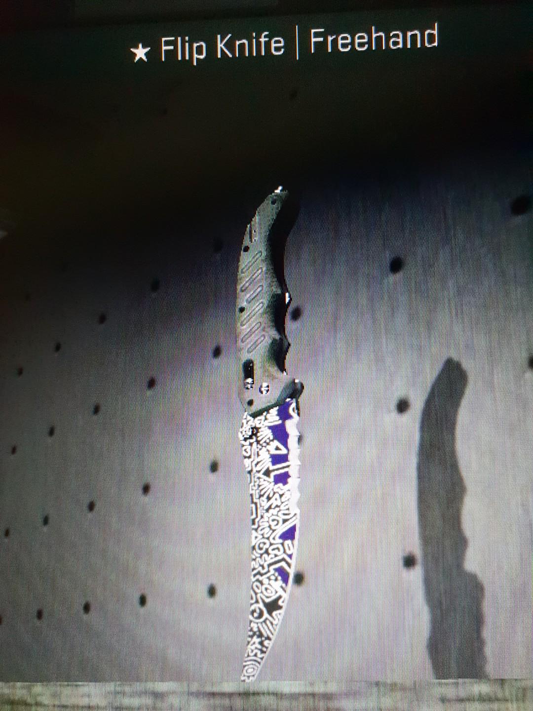 Csgo Knife Flip Knife Freehand Toys Games Video Gaming Video Games On Carousell