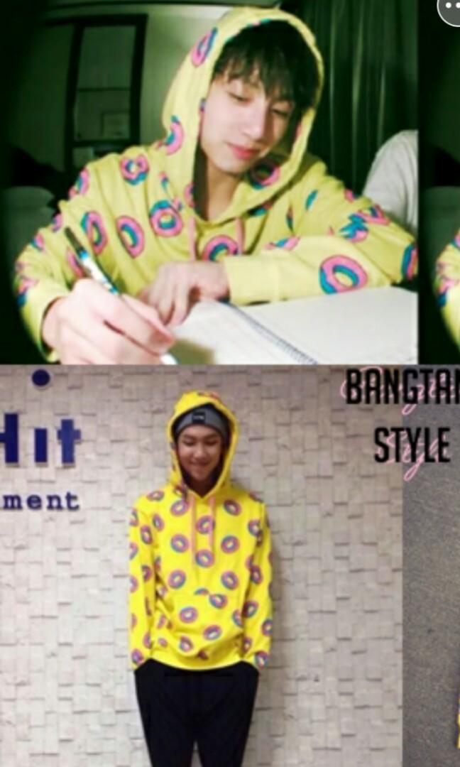 donut hoodie jungkook