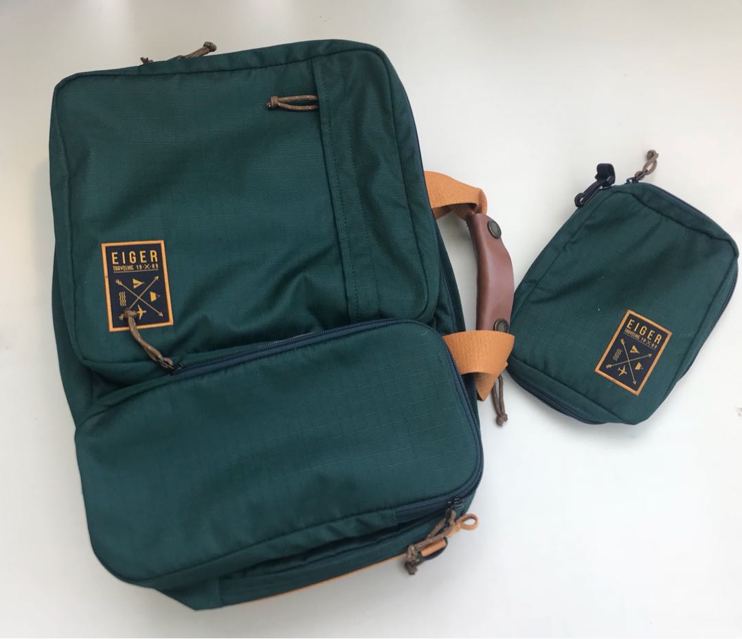 EIGER Backpack Brief Travel Bag with Laptop Compartment 15