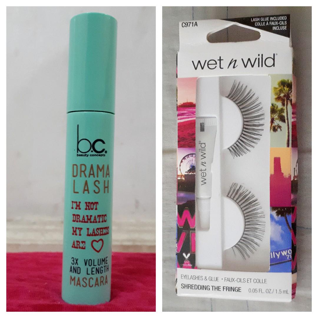 Eyelashes Bundle Wet N Wild False Eyelashes Beauty Concepts