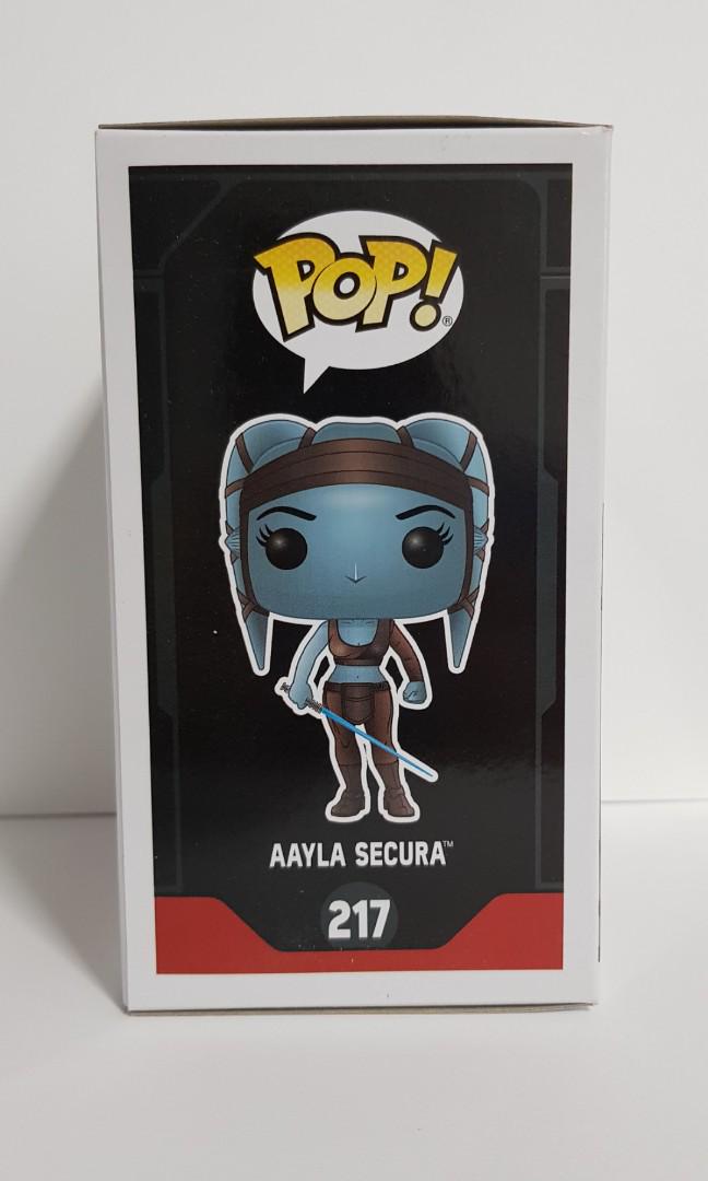 Funko Pop! Star Wars : Aayla Secura 217, édition Smuggler’s Bounty, Neuve