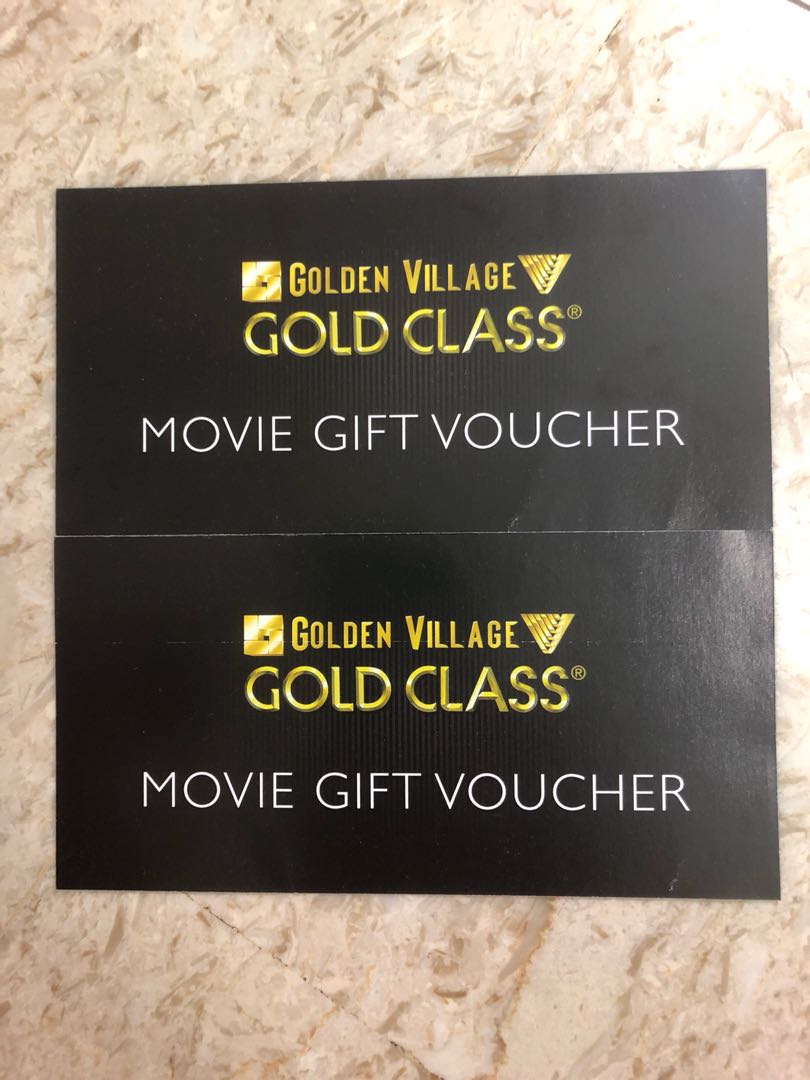 GV Gold Class, Tickets & Vouchers, Vouchers on Carousell