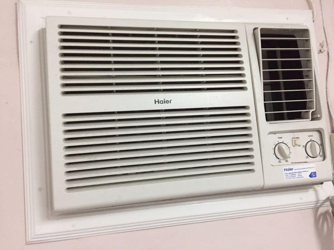 Haier window type aircon 1.5HP, Babies & Kids, Baby Nursery & Kids