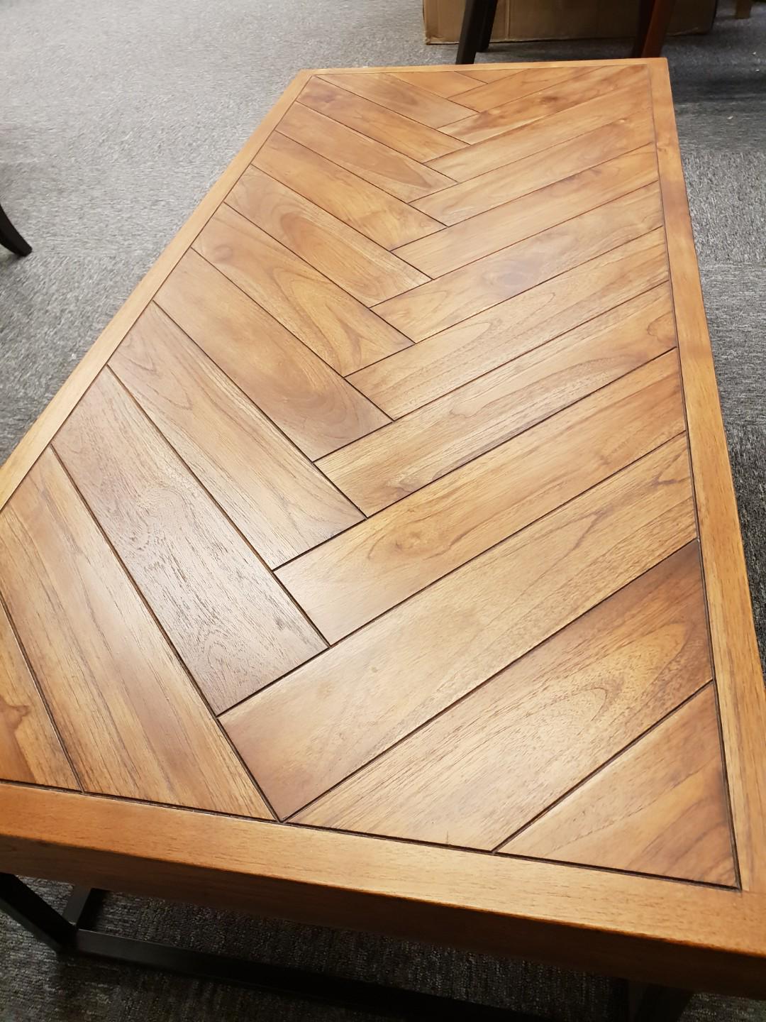 Herringbone Coffee Table (Black Friday Special 30), Furniture & Home