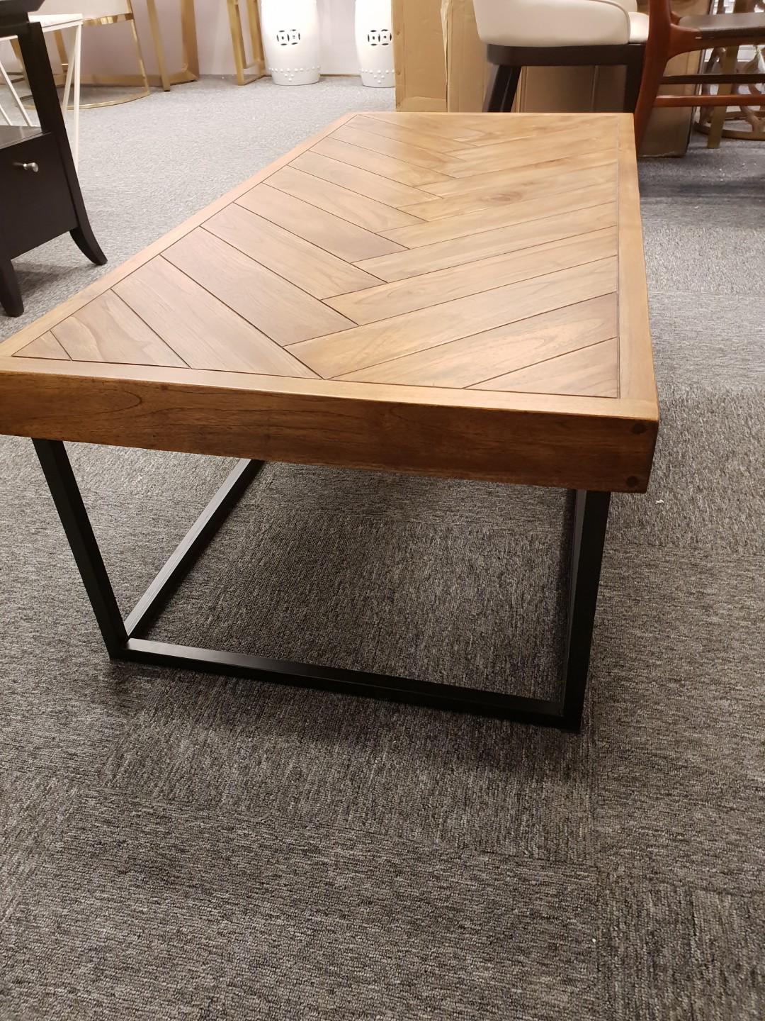 Herringbone Coffee Table (Black Friday Special 30), Furniture & Home