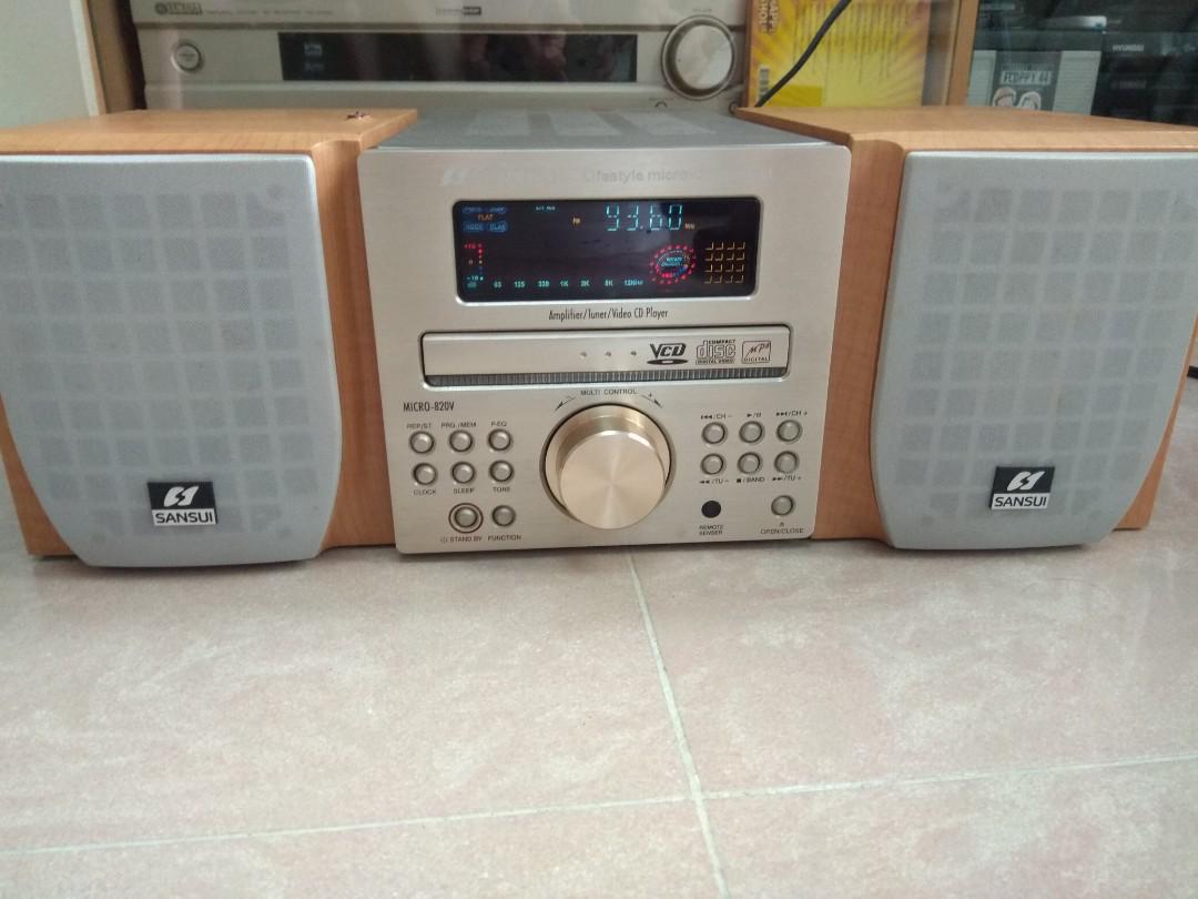 山水微型hi Fi 音響器材 可攜式音響設備on Carousell