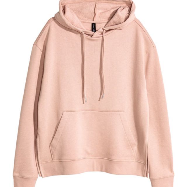 dust pink hoodie