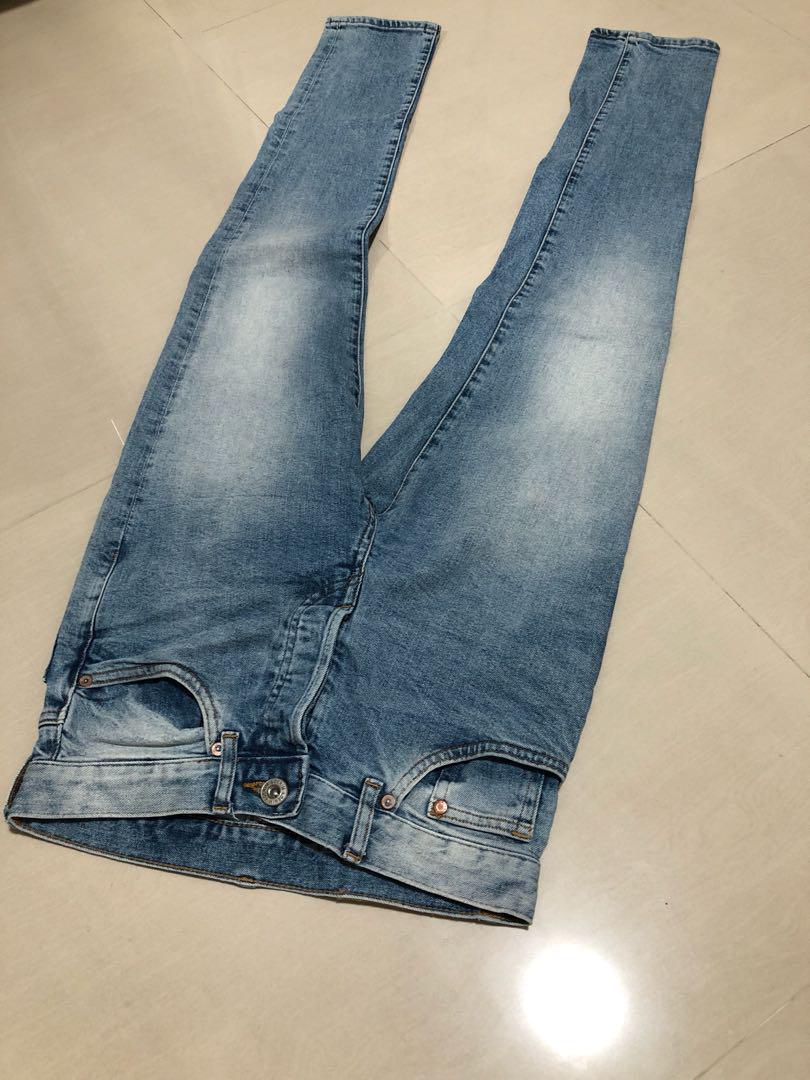 relaxed skinny jeans h&m