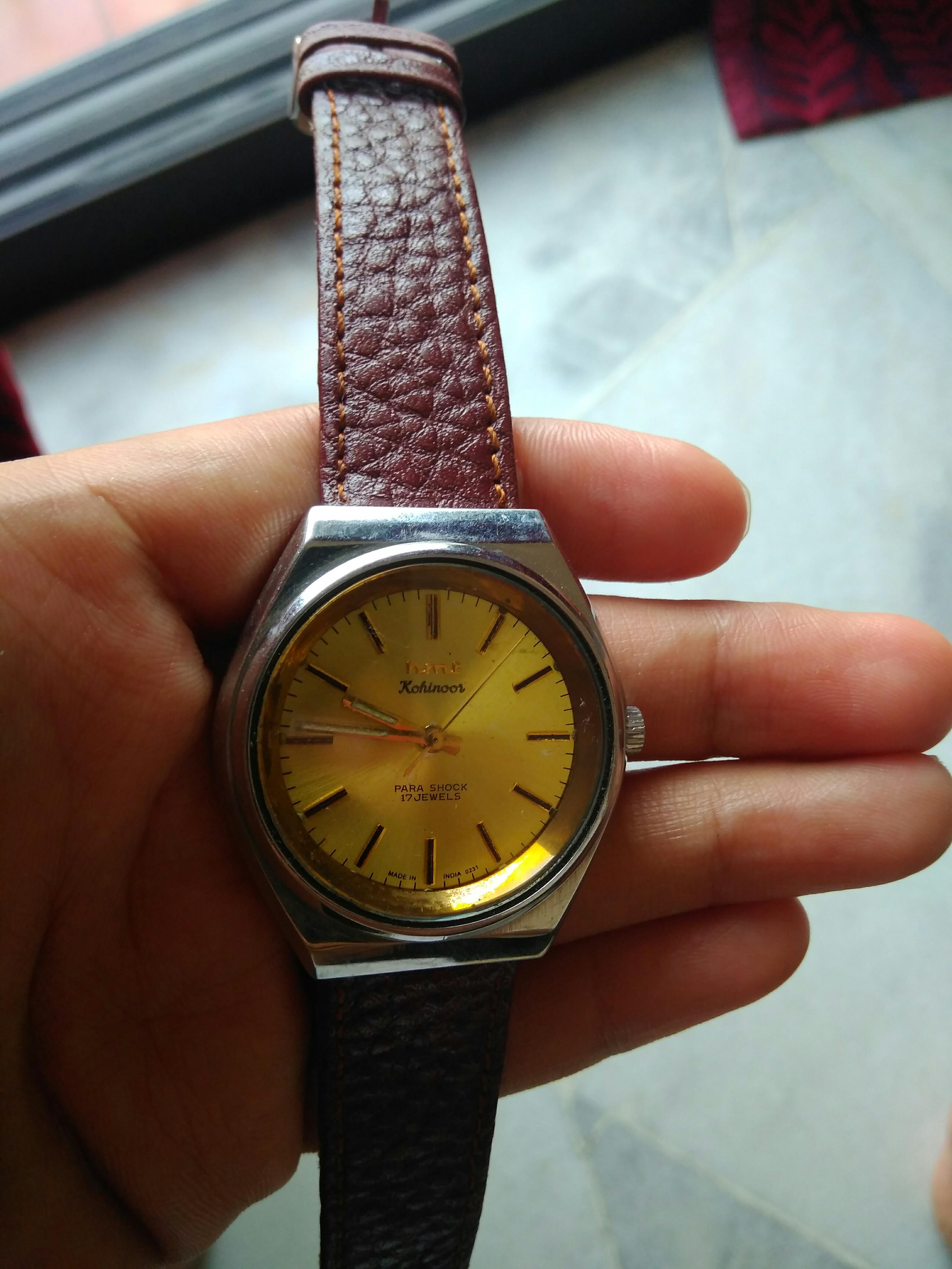 Hmt kohinoor gold Men s Fashion Watches Accessories Watches