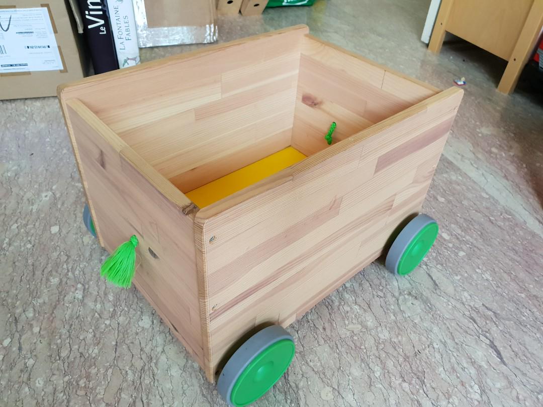 ikea toy box wooden